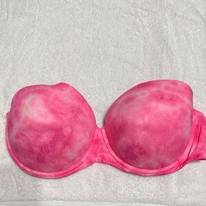Victoria's Secret Pink Tie-Dye Strapless Bra